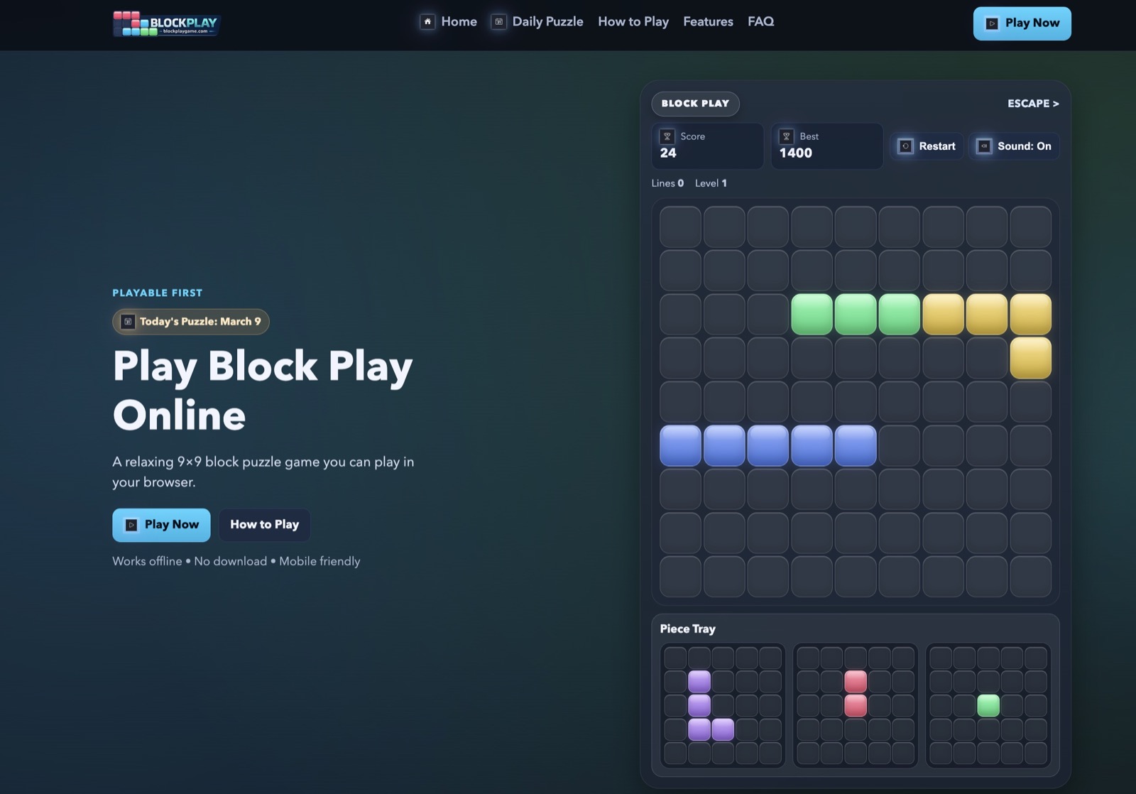 Block Play Game screenshot